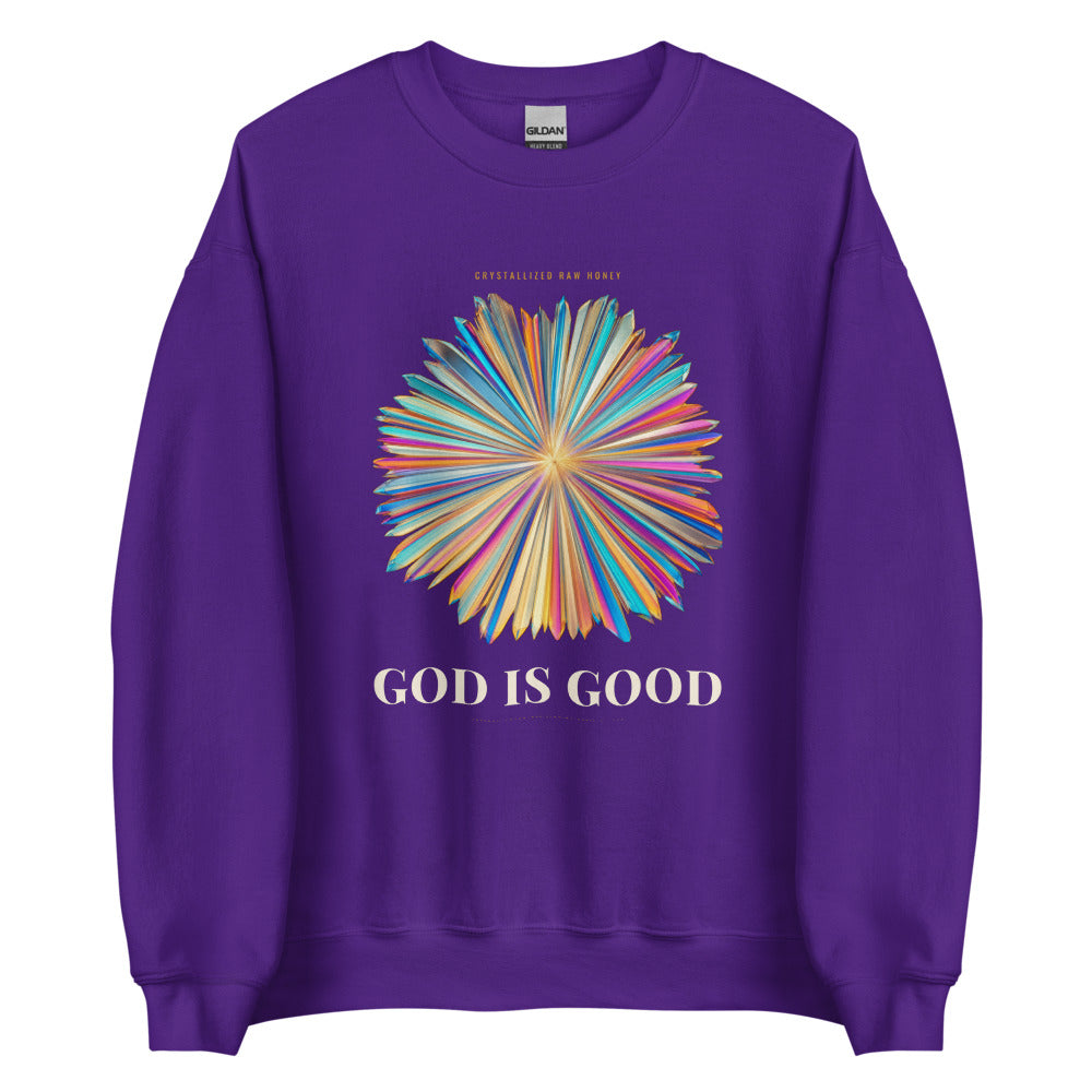 Sweatshirt in Purple flat