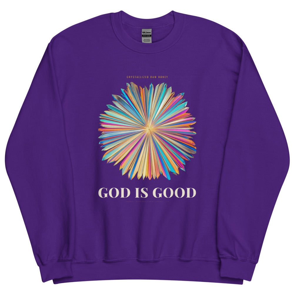 Sweatshirt in Purple flat