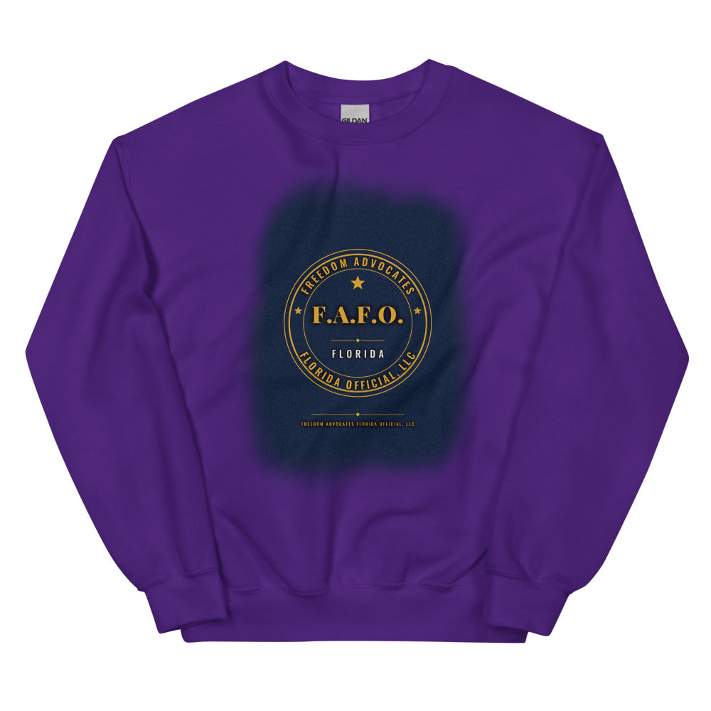 Sweatshirt in Purple flat