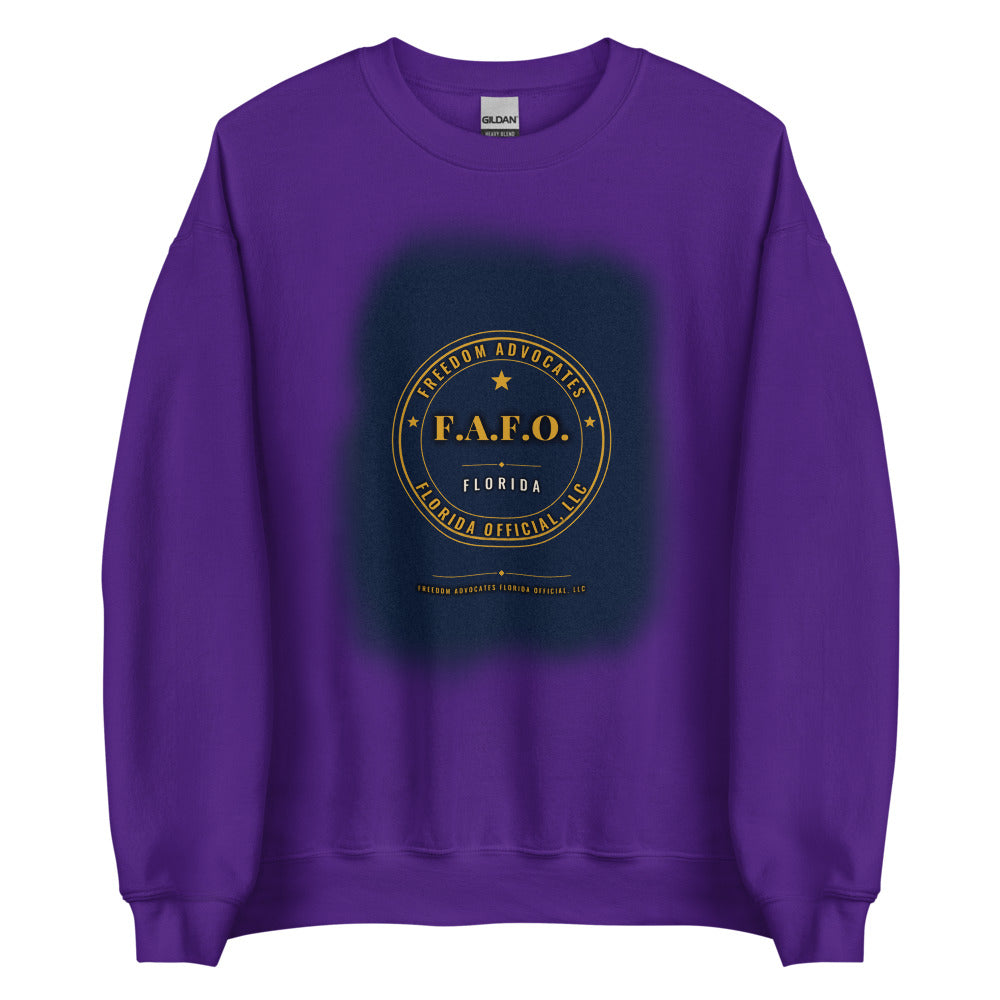 Sweatshirt in Purple flat
