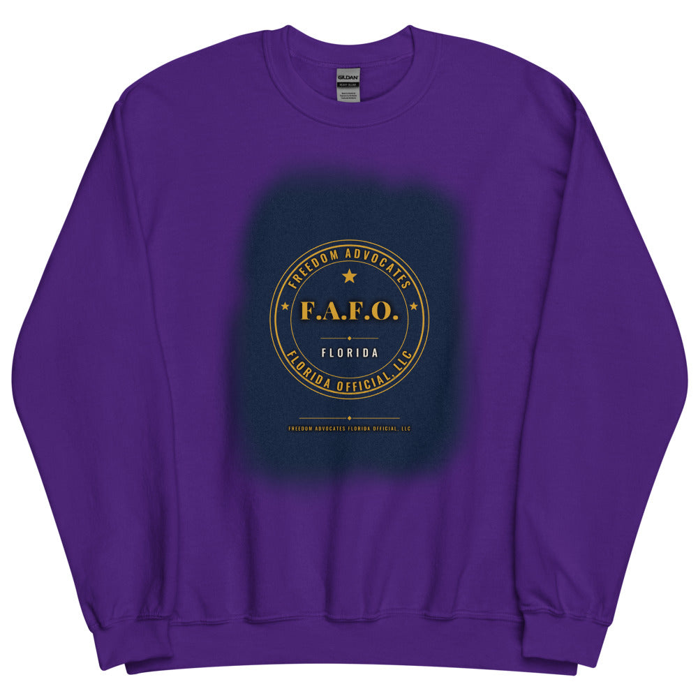 Sweatshirt in Purple flat