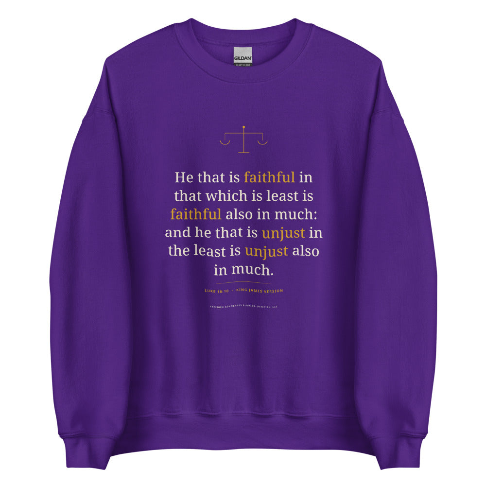 Sweatshirt in Purple flat