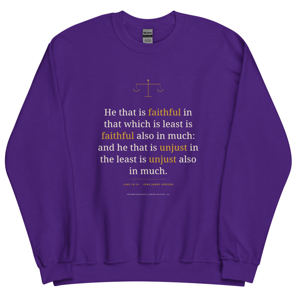 Sweatshirt in Purple flat