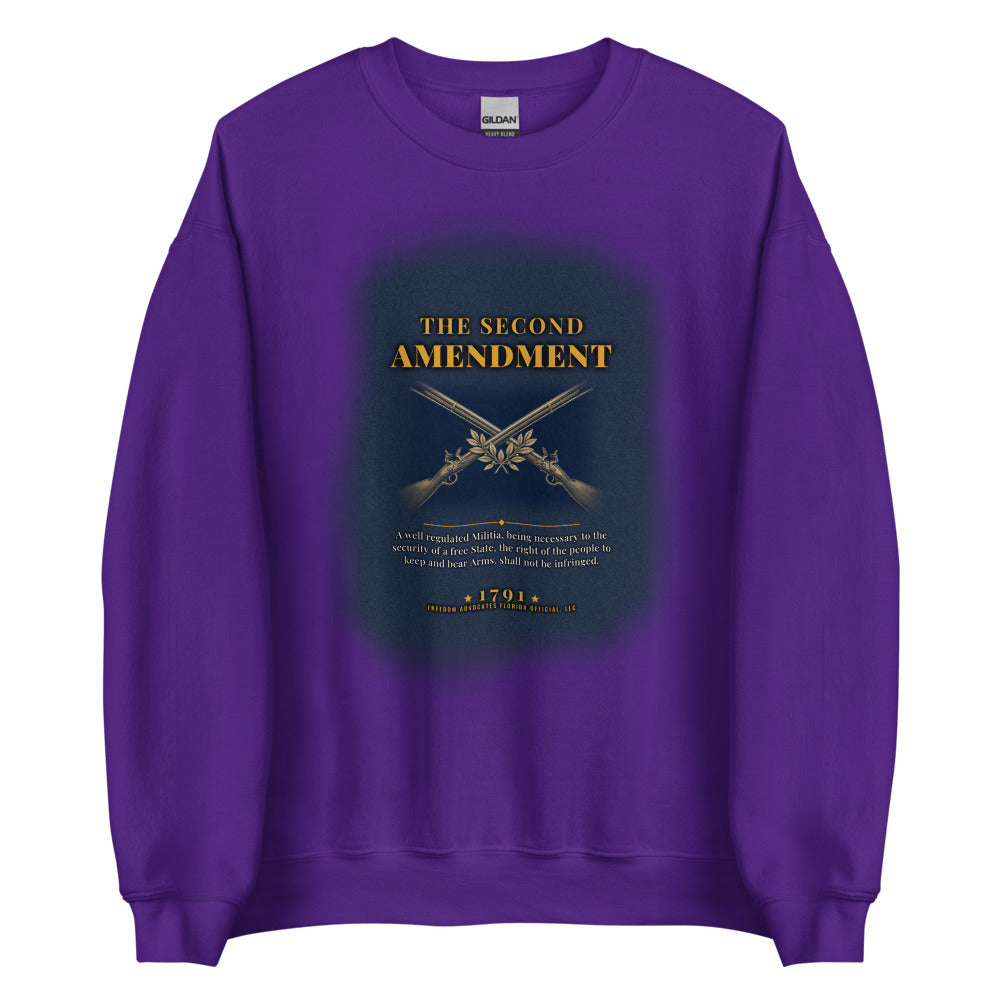 Sweatshirt in Purple flat