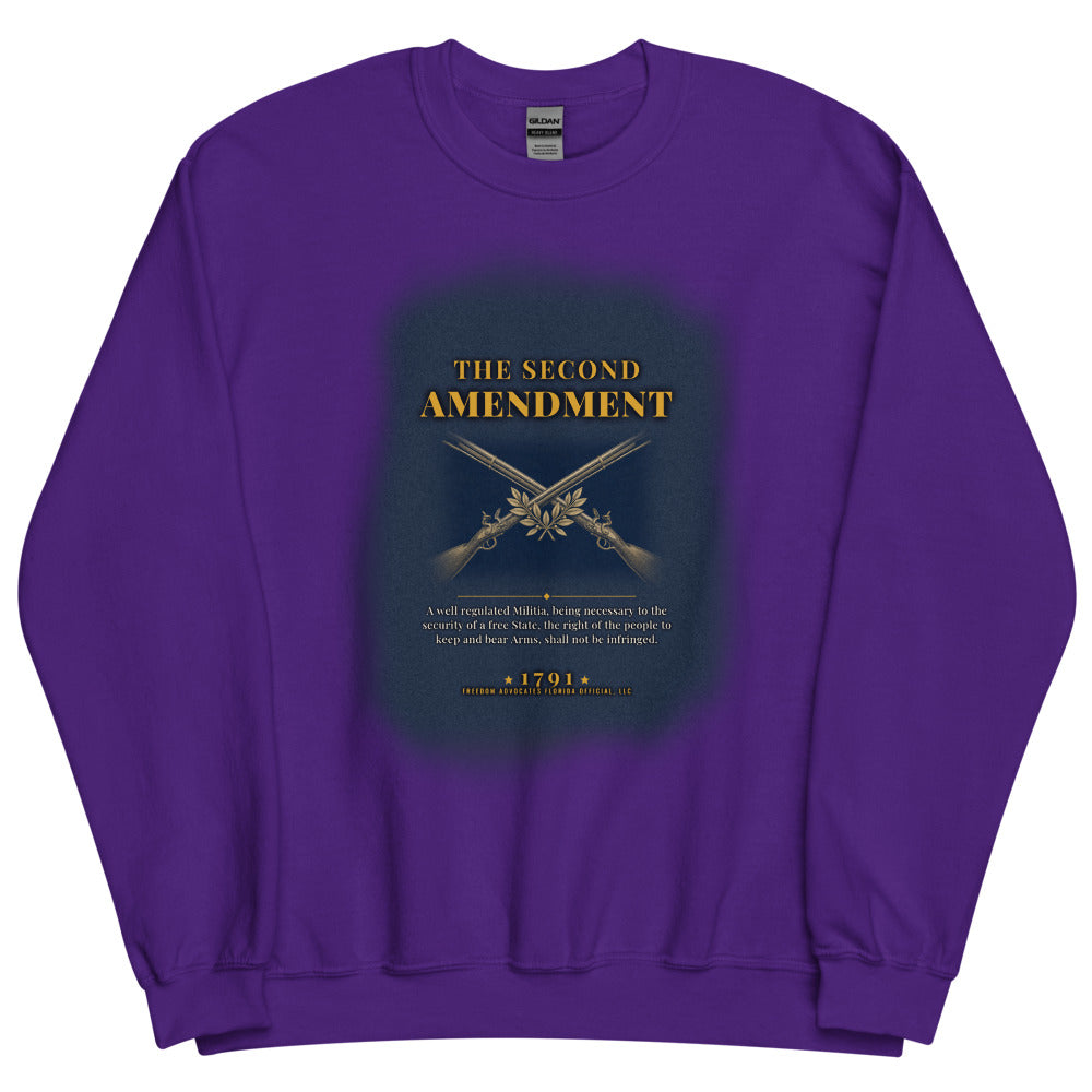 Sweatshirt in Purple flat