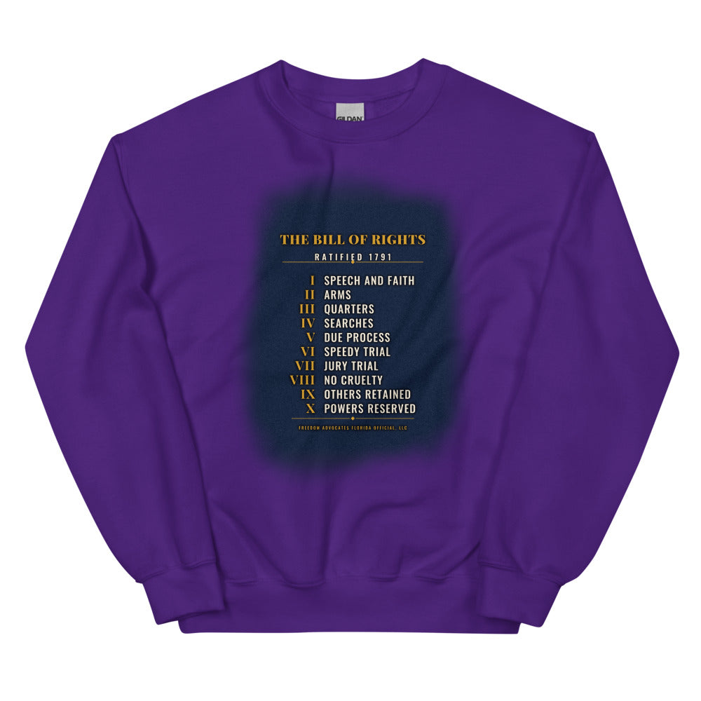 Sweatshirt in Purple flat