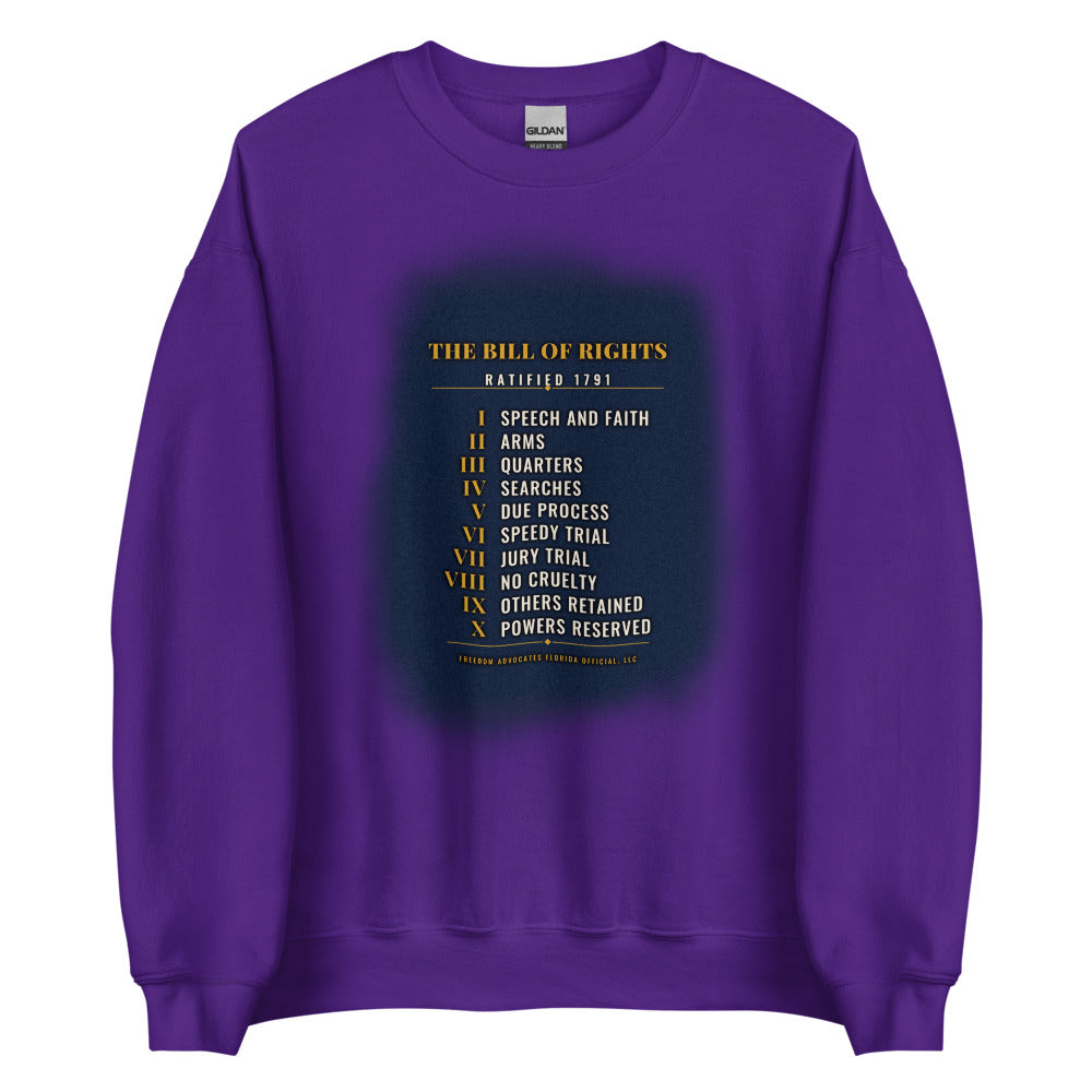 Sweatshirt in Purple flat