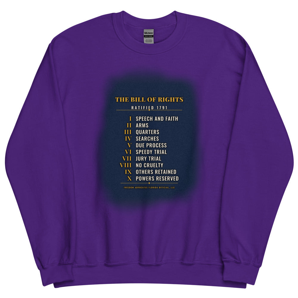 Sweatshirt in Purple flat