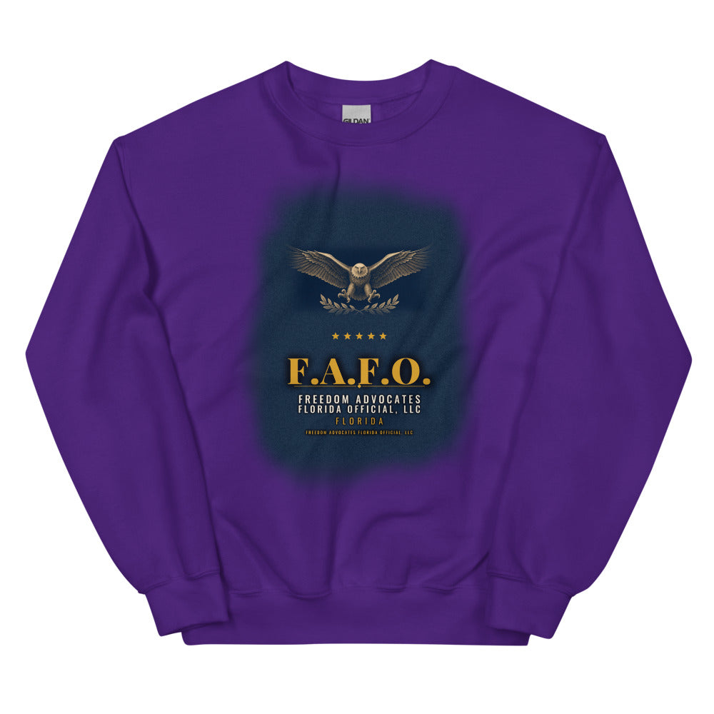 Sweatshirt in Purple flat