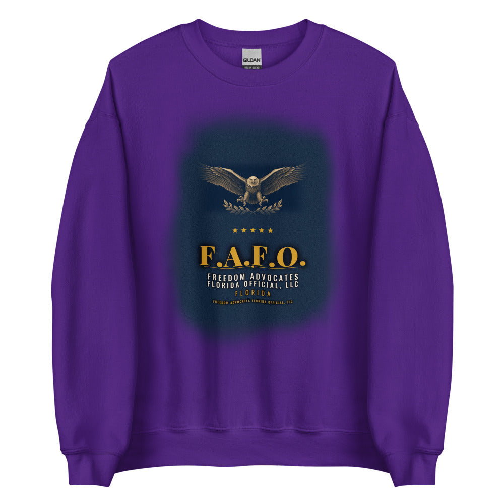 Sweatshirt in Purple flat