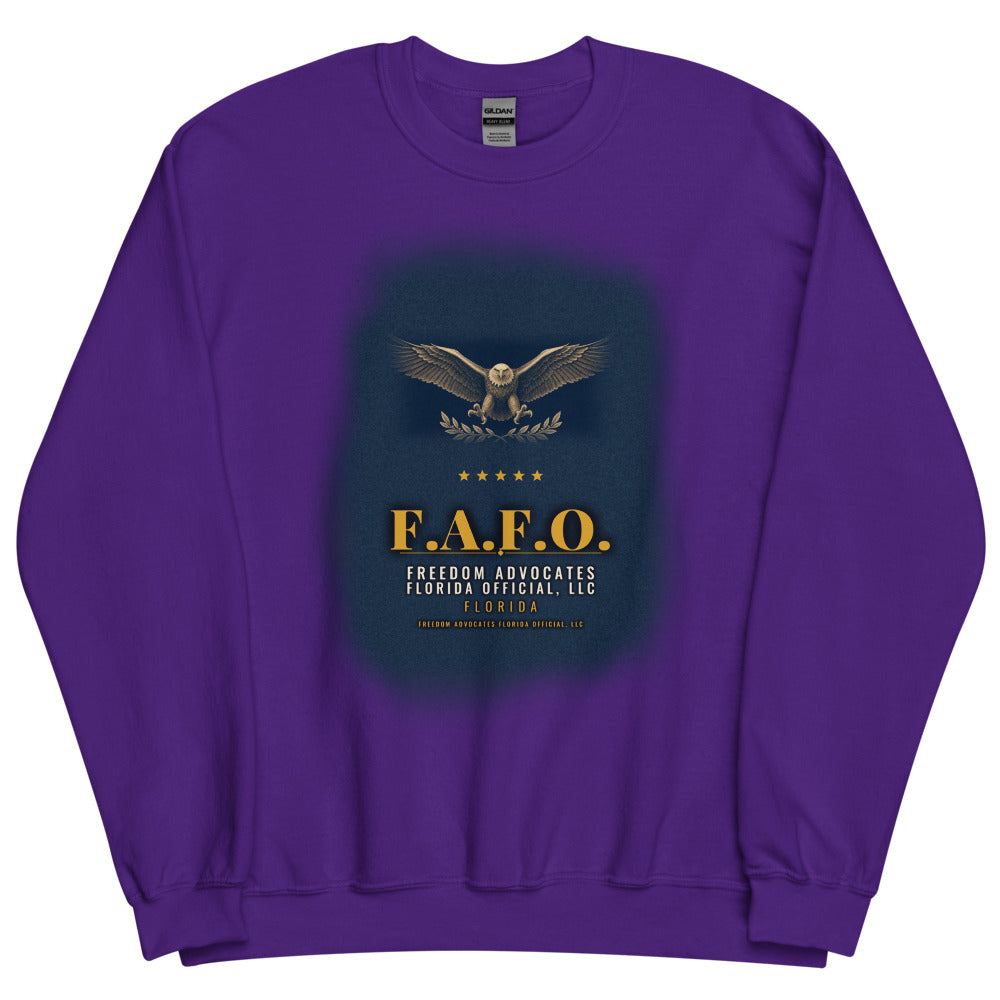 Sweatshirt in Purple flat