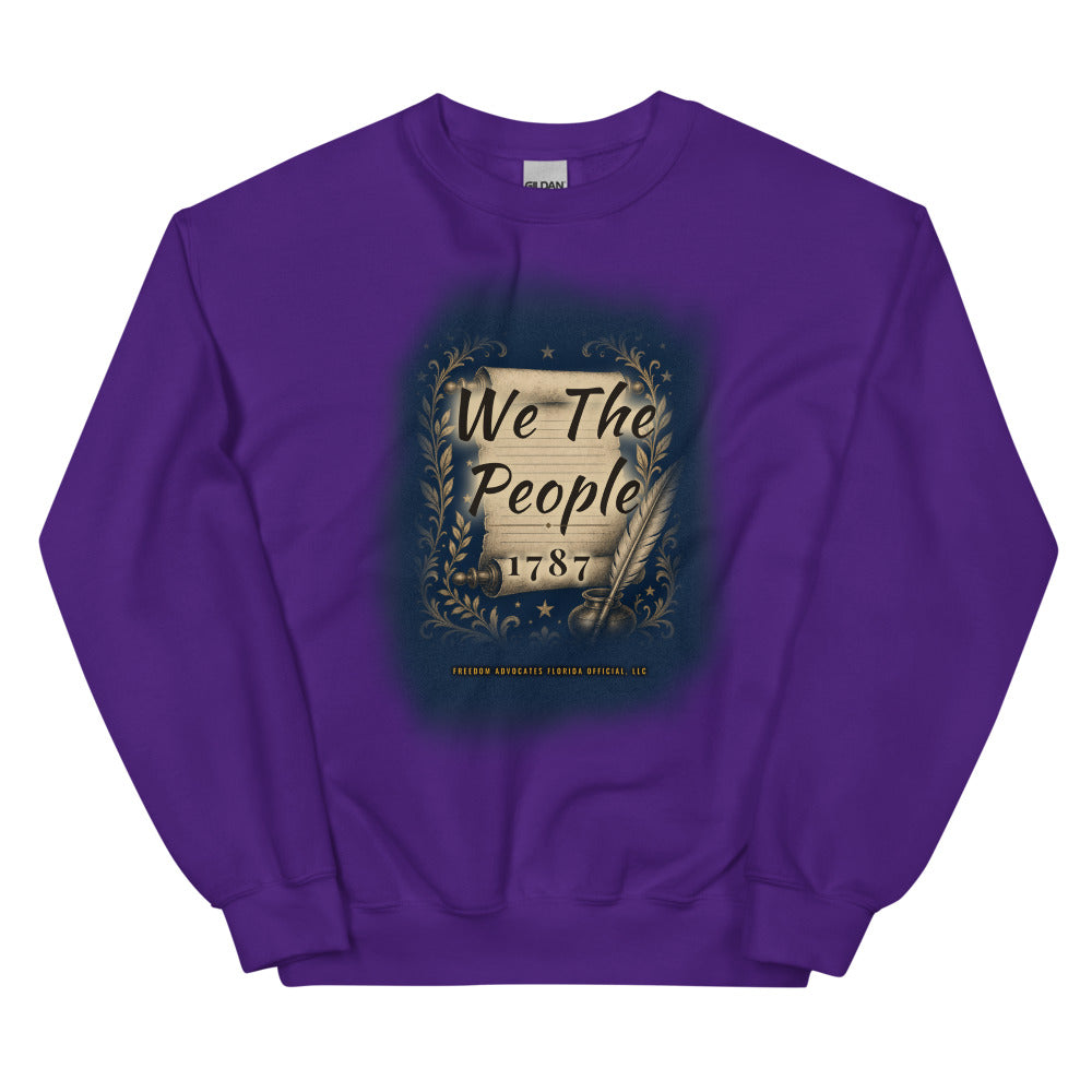 Sweatshirt in Purple flat