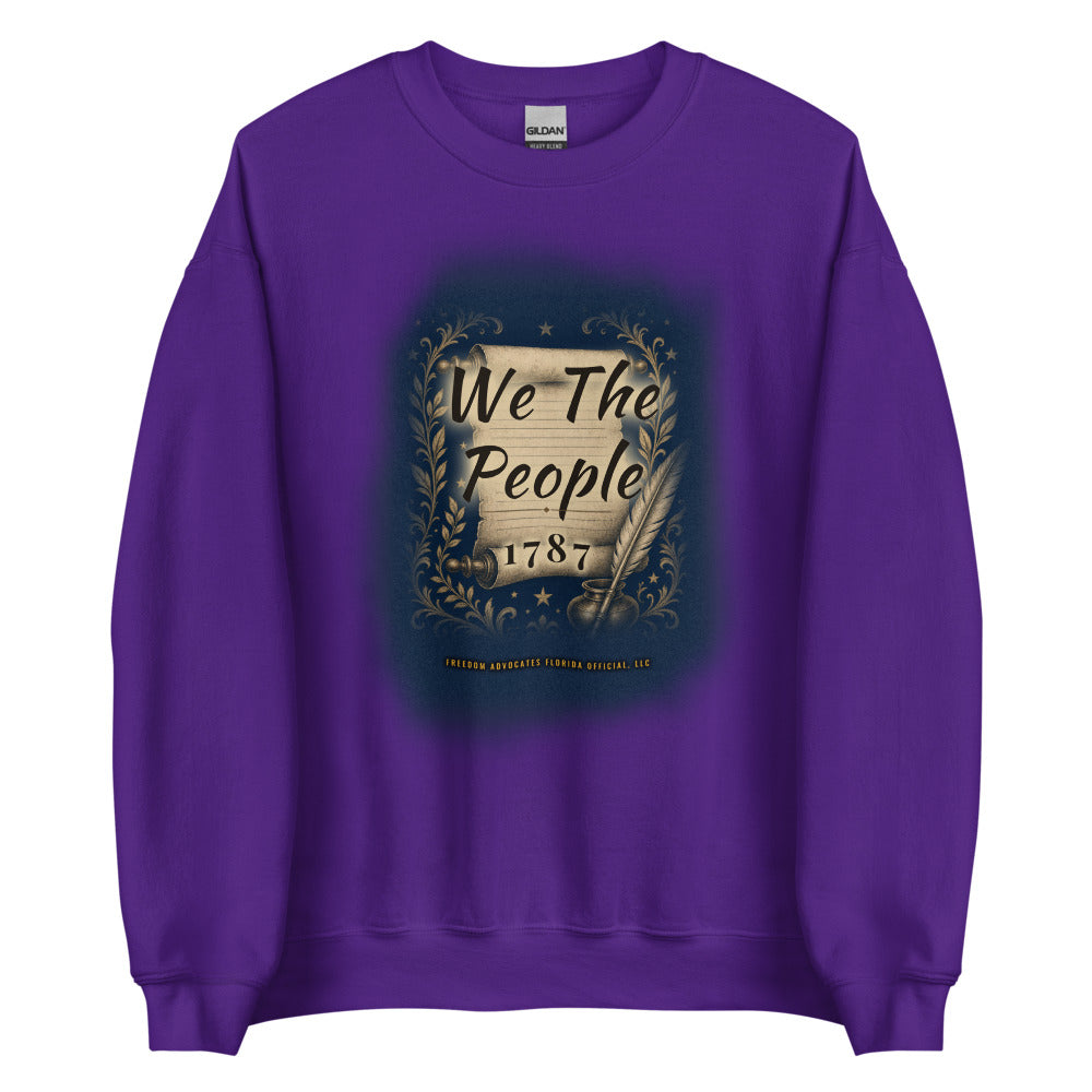 Sweatshirt in Purple flat
