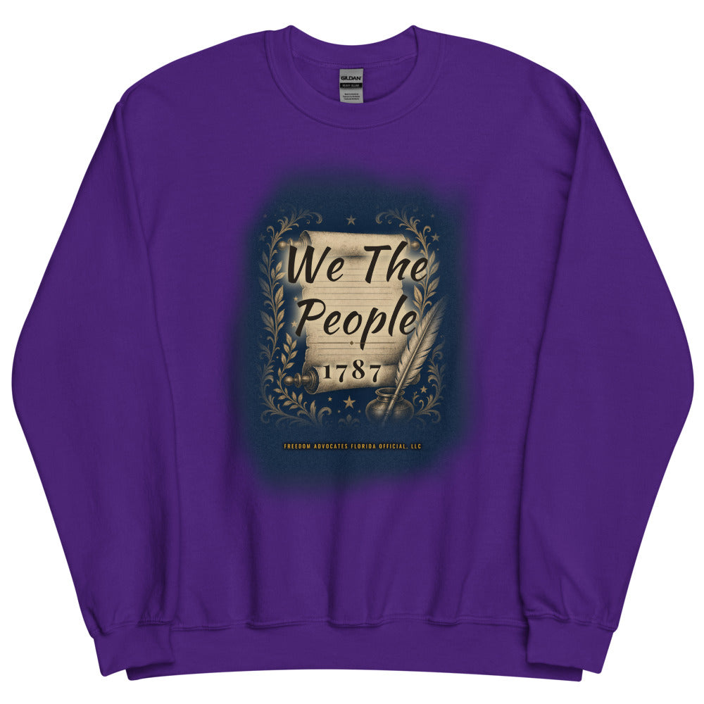 Sweatshirt in Purple flat