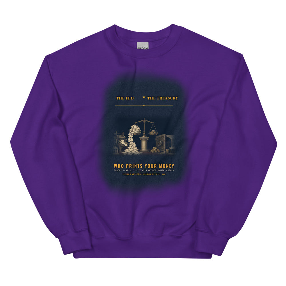 Sweatshirt in Purple flat
