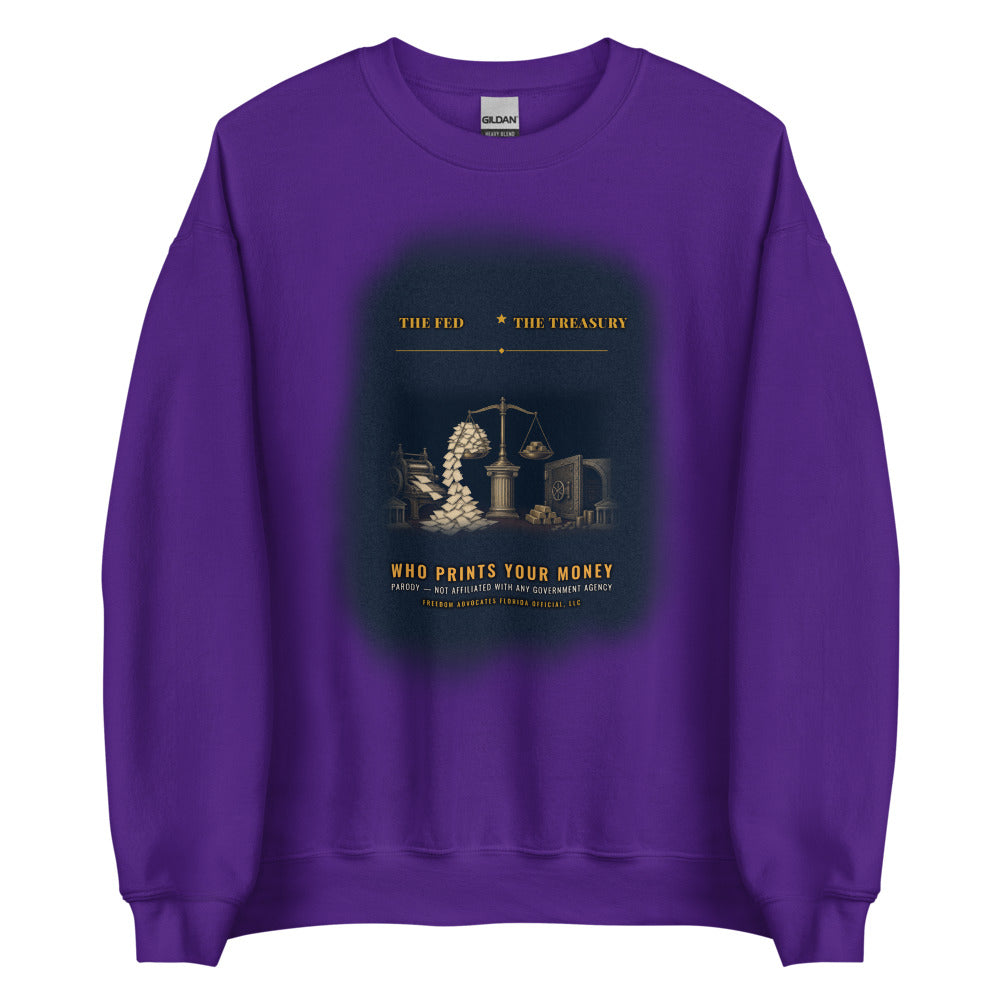 Sweatshirt in Purple flat