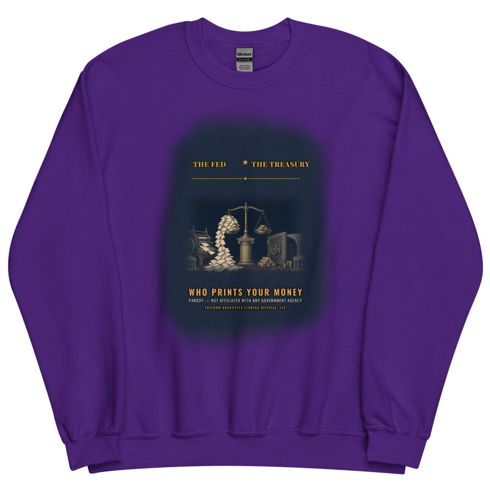 Sweatshirt in Purple flat