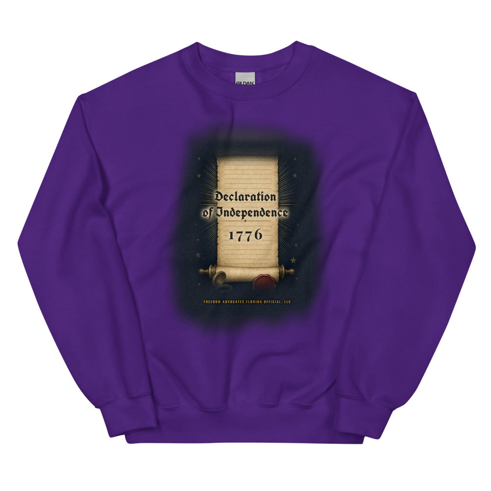 Sweatshirt in Purple flat