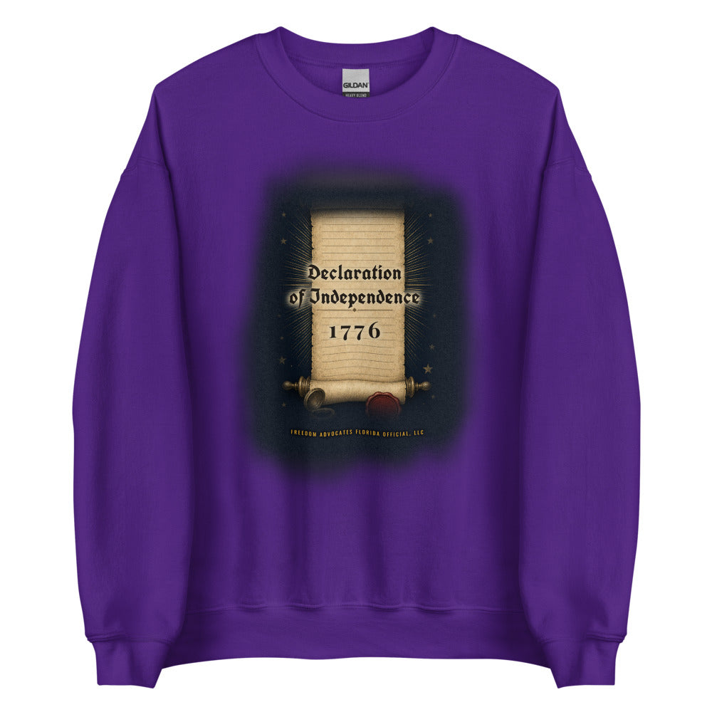 Sweatshirt in Purple flat