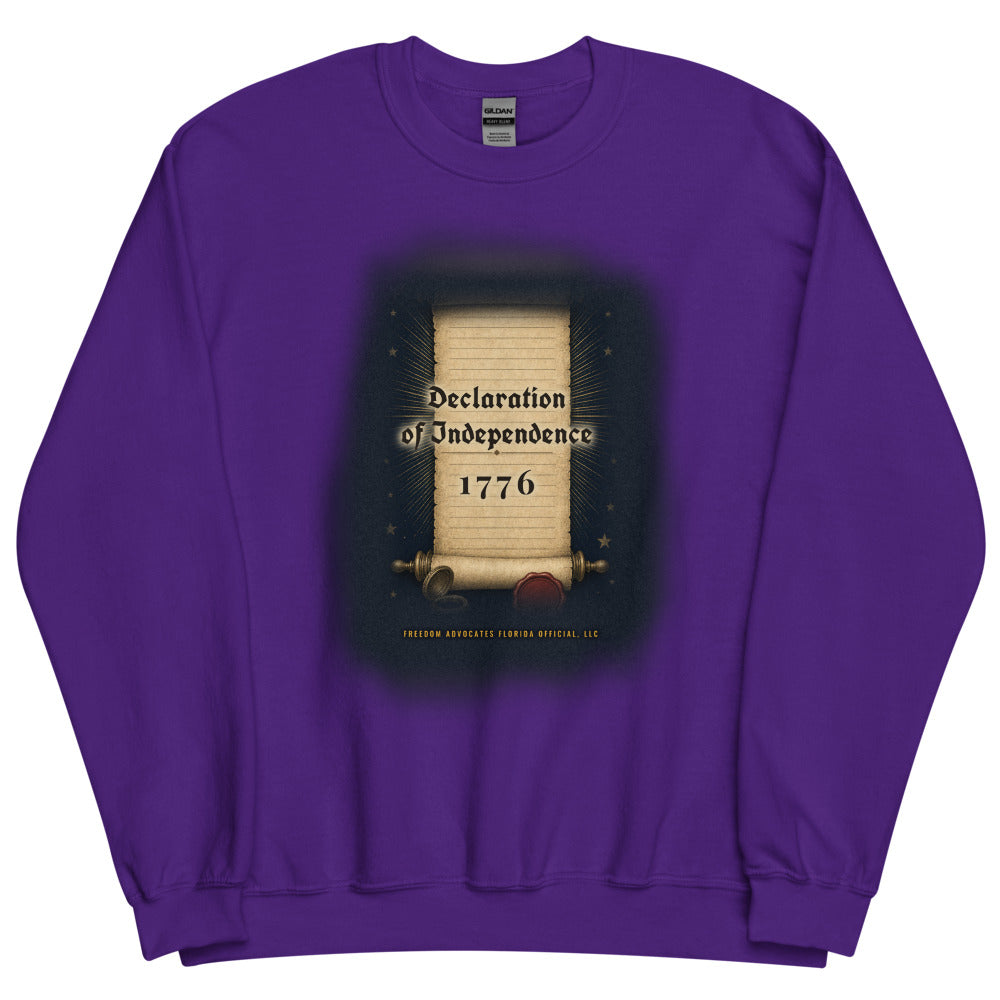 Sweatshirt in Purple flat
