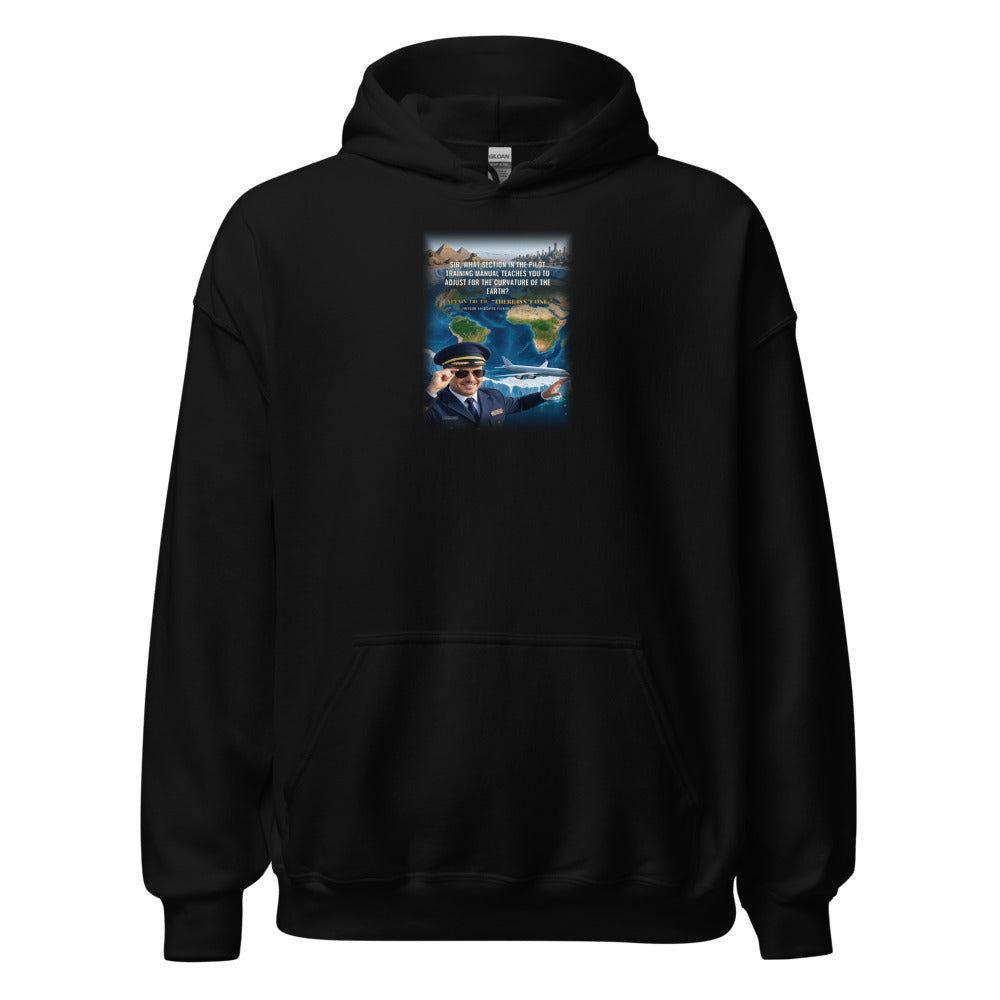 Captain Truth, There Isn't One - Hoodie in Black - Gildan 18500 hoodie - Freedom Advocates Florida Official, LLC