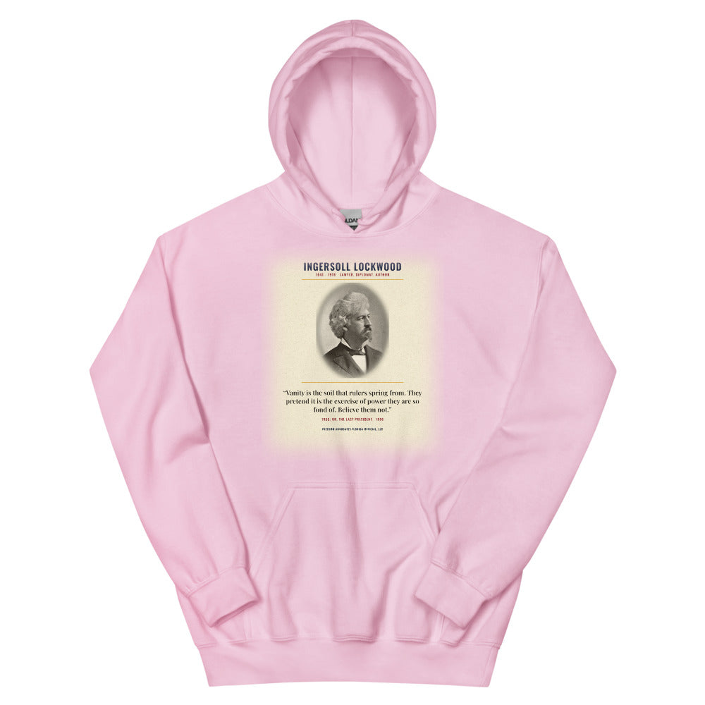 Hoodie in Light Pink flat