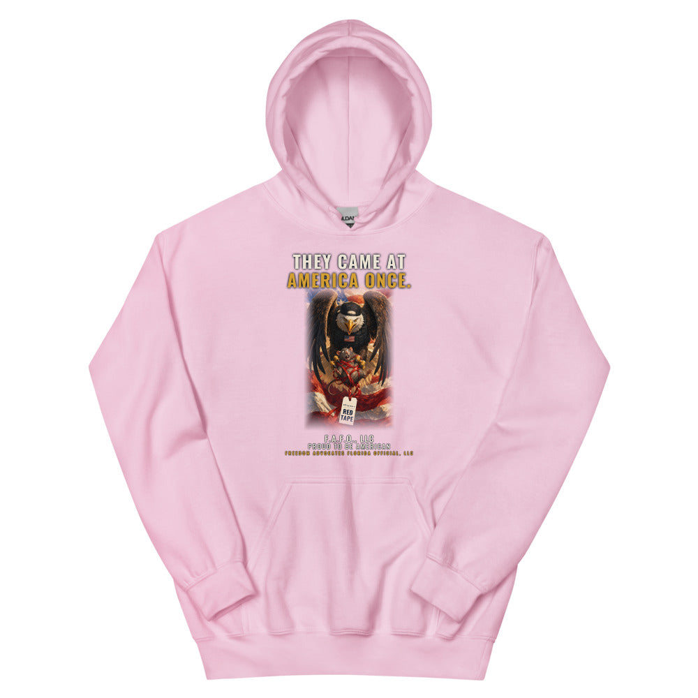 Hoodie in Light Pink flat