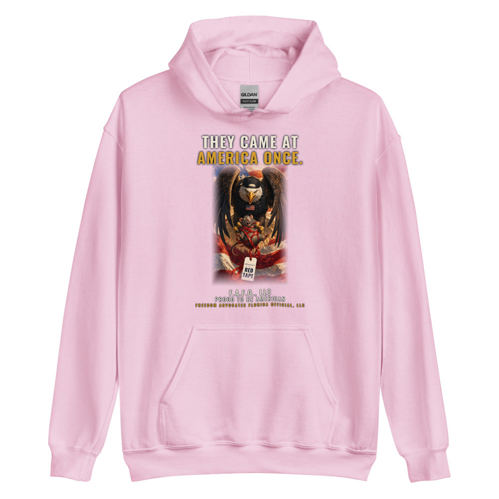 Hoodie in Light Pink flat