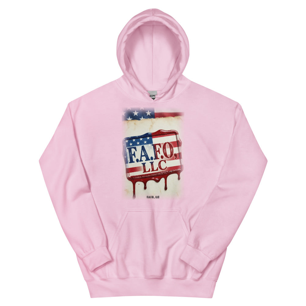 Hoodie in Light Pink flat