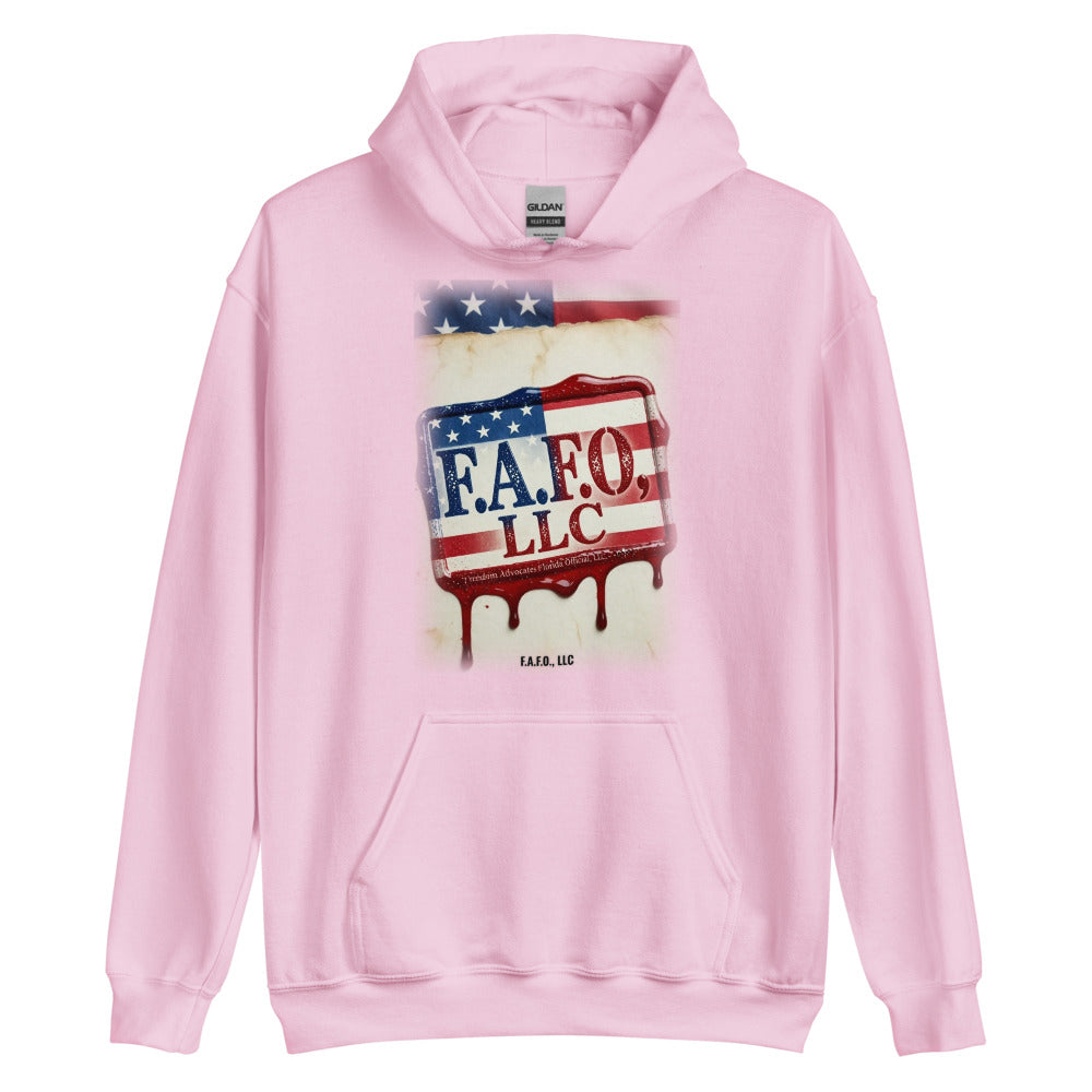 Hoodie in Light Pink flat