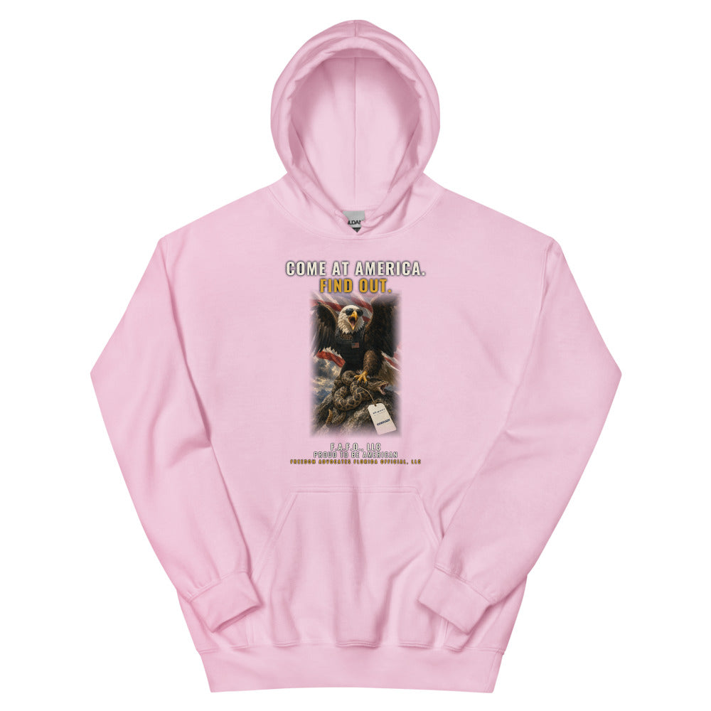 Hoodie in Light Pink flat