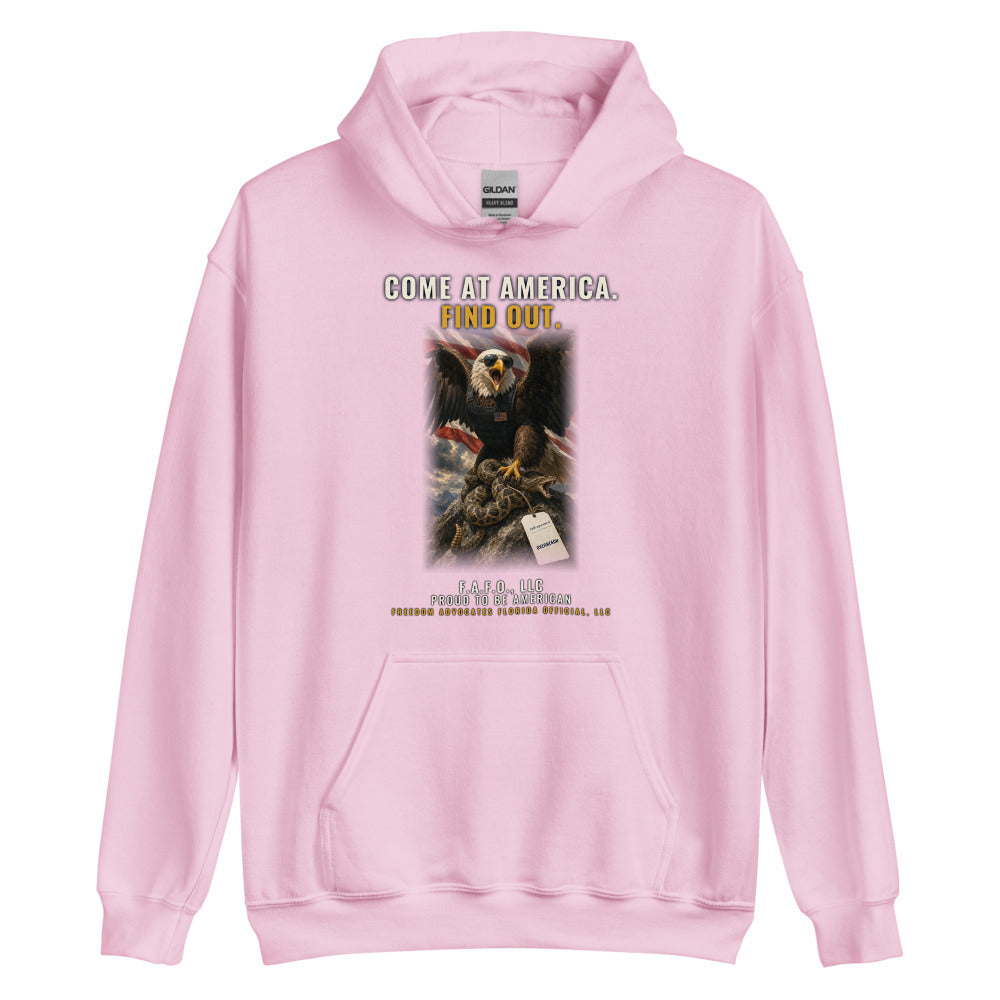 Hoodie in Light Pink flat