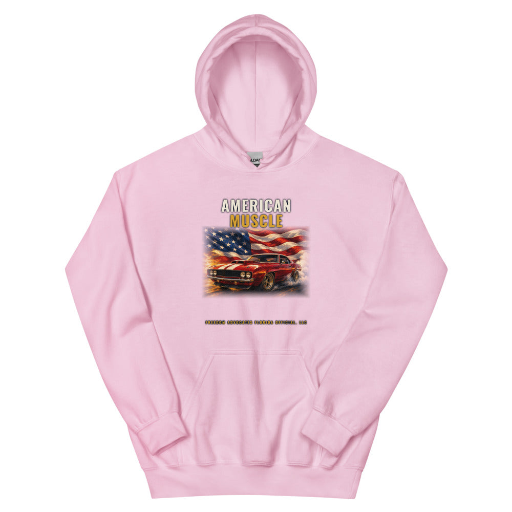 Hoodie in Light Pink flat