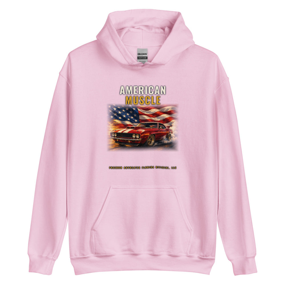 Hoodie in Light Pink flat