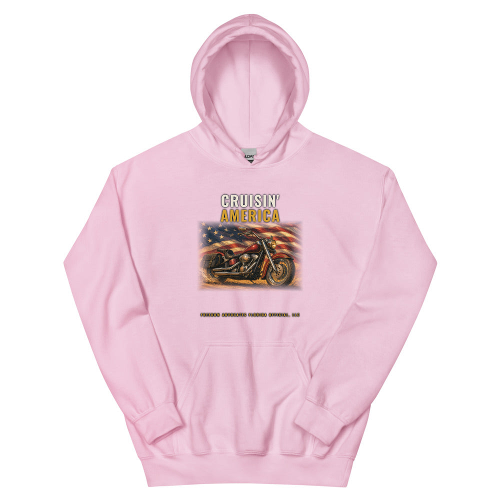 Hoodie in Light Pink flat