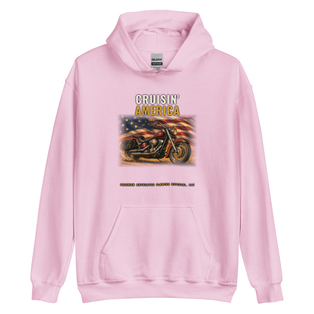 Hoodie in Light Pink flat
