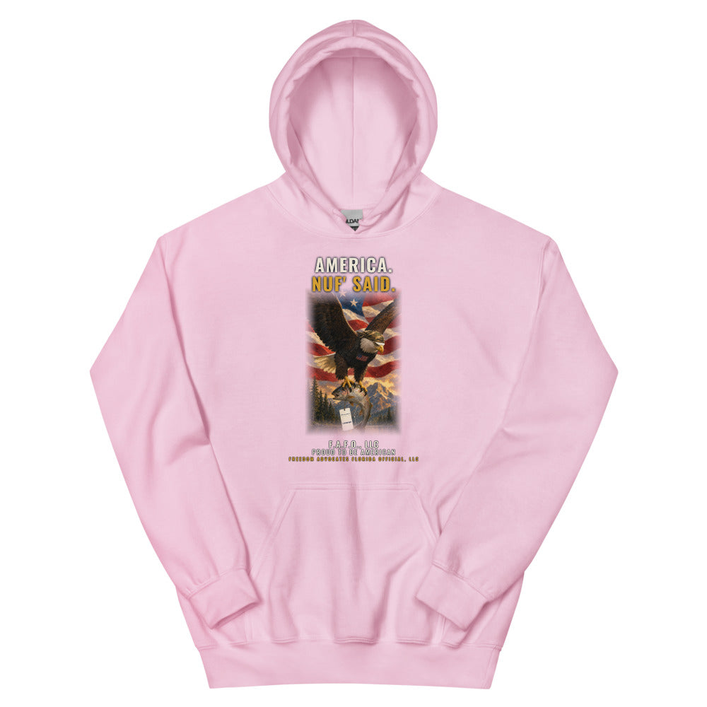 Hoodie in Light Pink flat