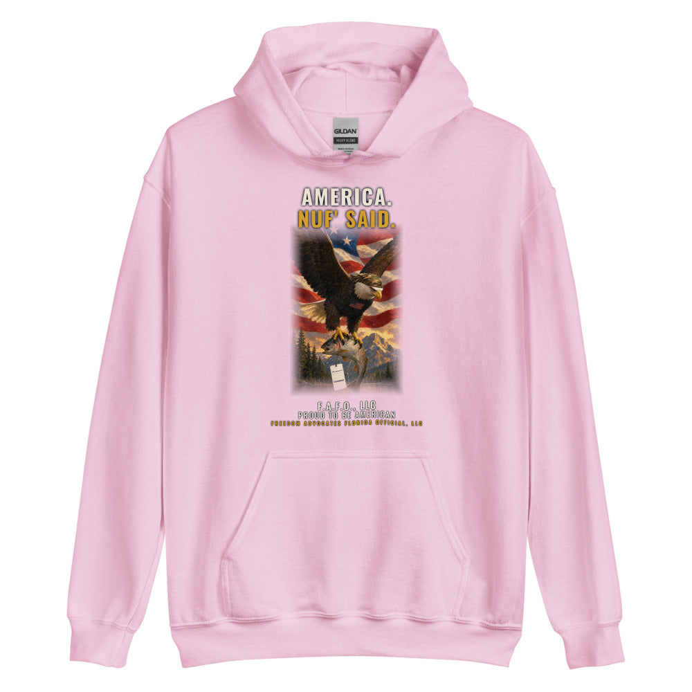 Hoodie in Light Pink flat
