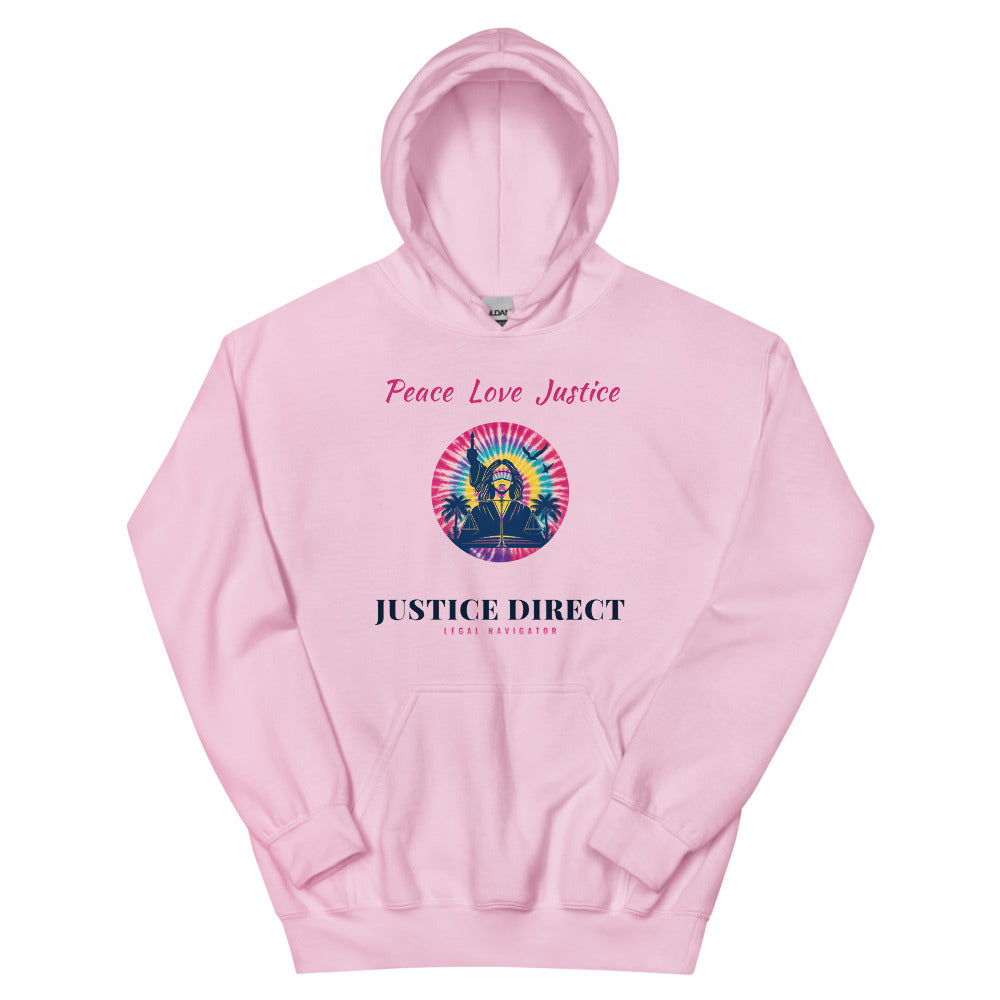 Hoodie in Light Pink flat