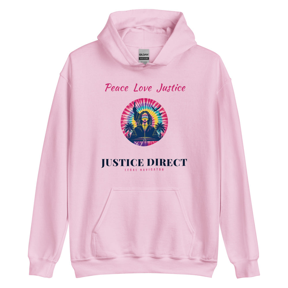 Hoodie in Light Pink flat