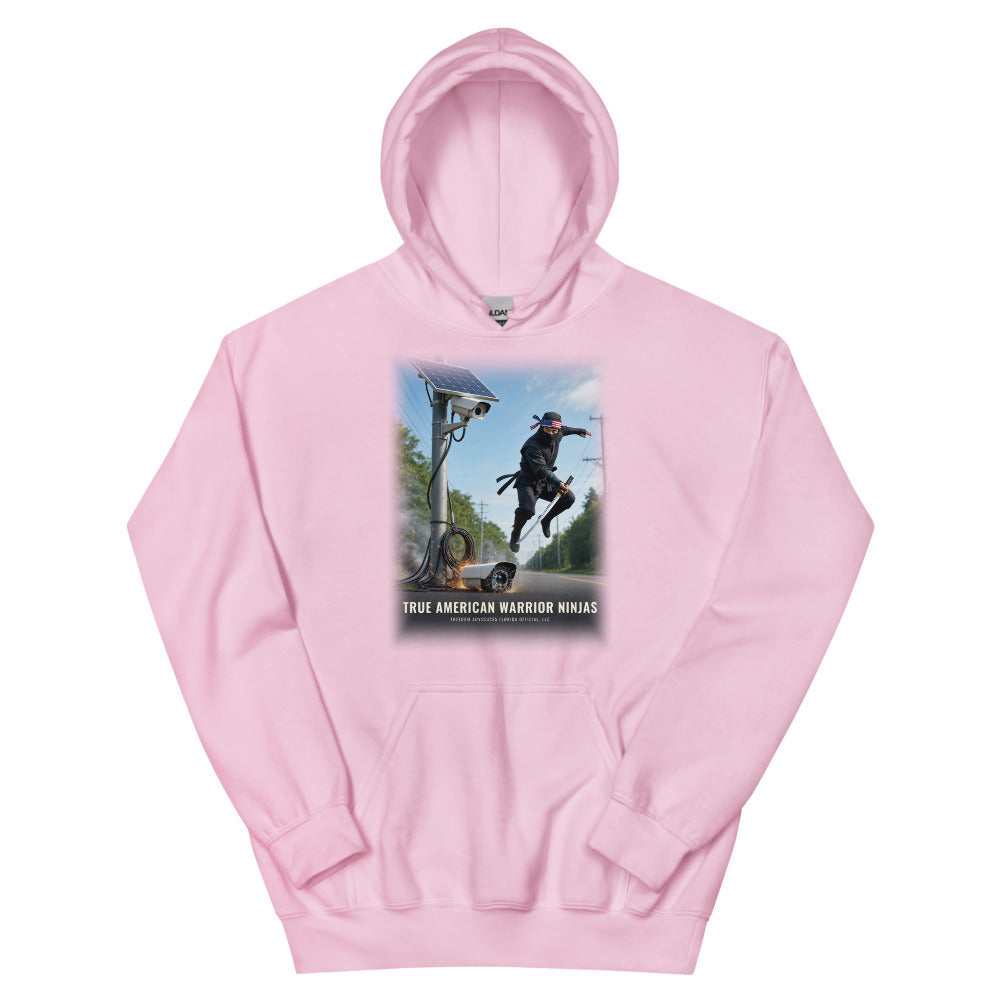 Hoodie in Light Pink flat