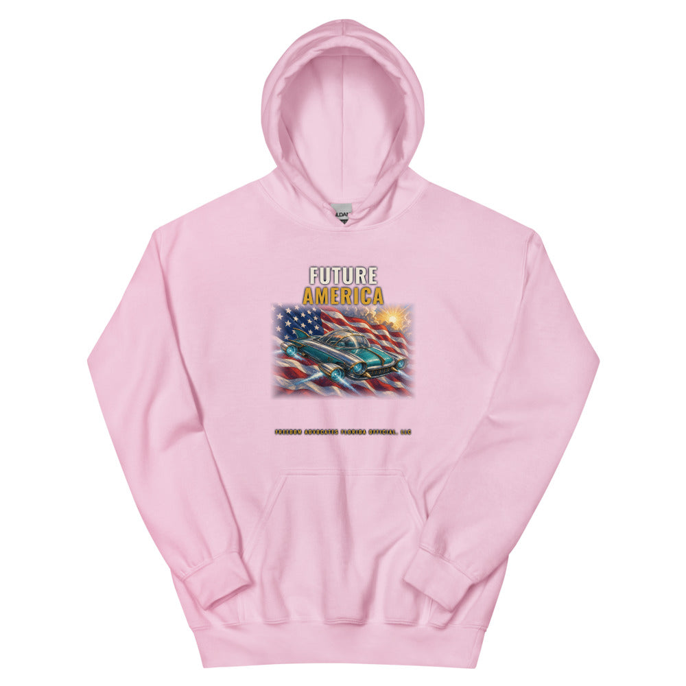 Hoodie in Light Pink flat