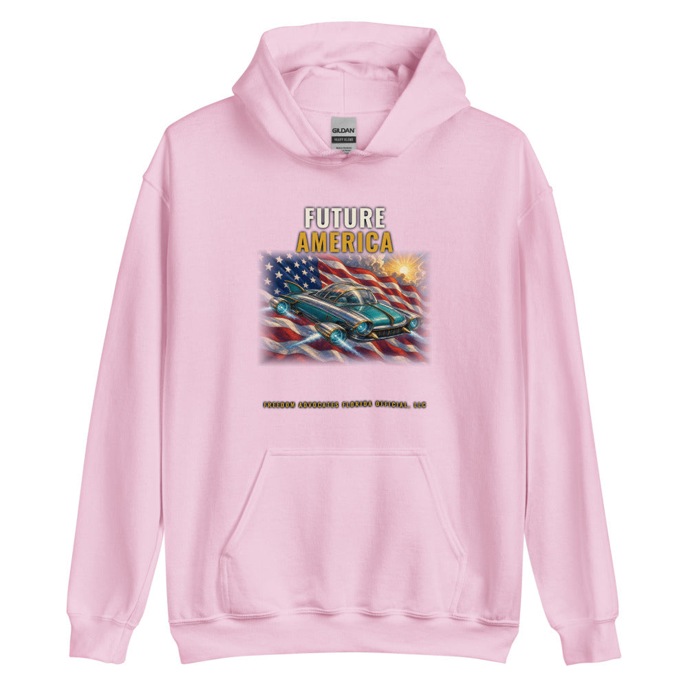 Hoodie in Light Pink flat