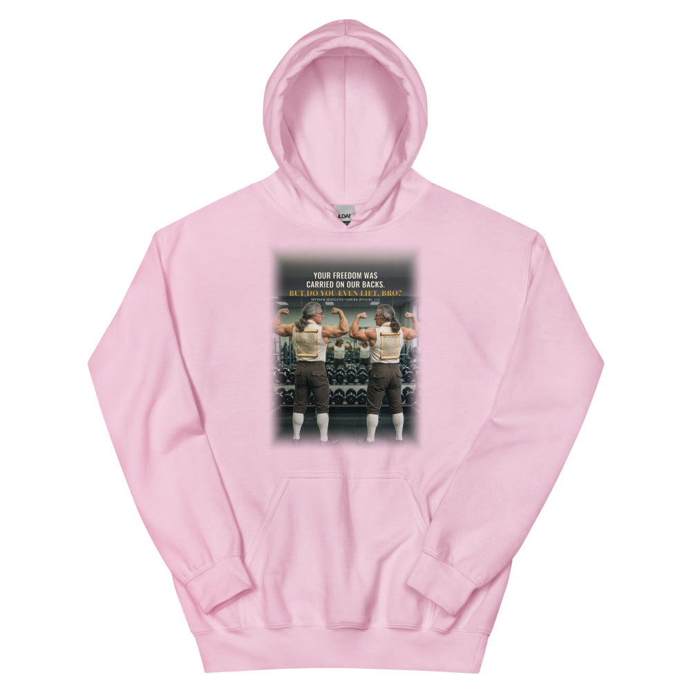 Hoodie in Light Pink flat