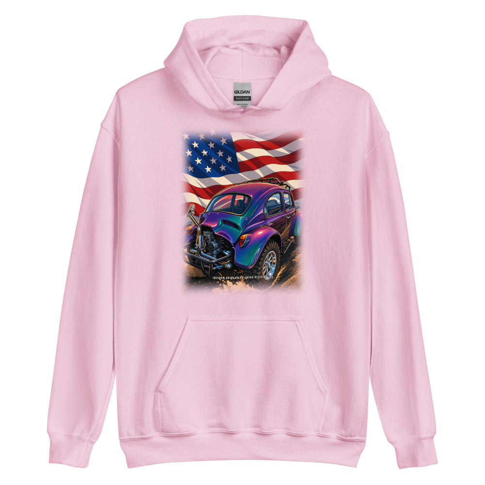 Hoodie in Light Pink flat