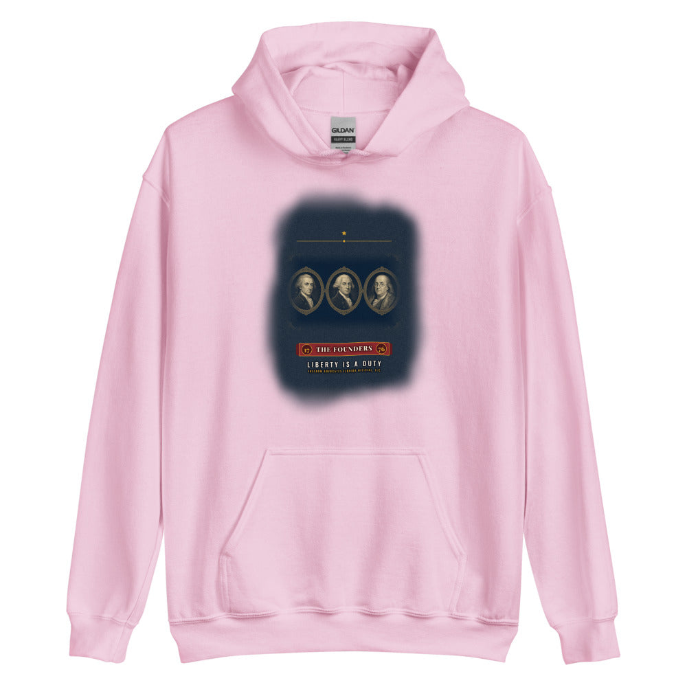 Hoodie in Light Pink flat