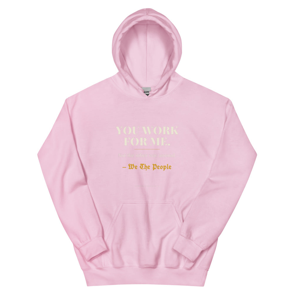 Hoodie in Light Pink flat