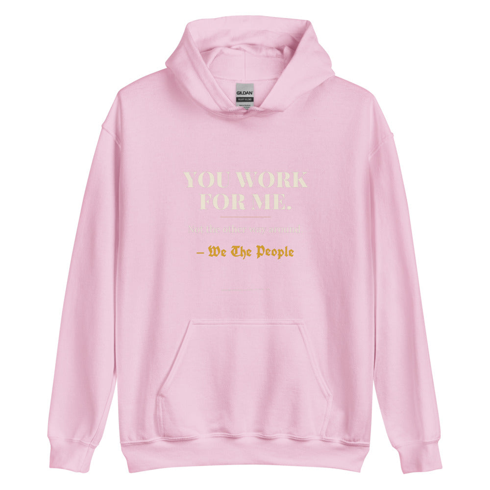 Hoodie in Light Pink flat