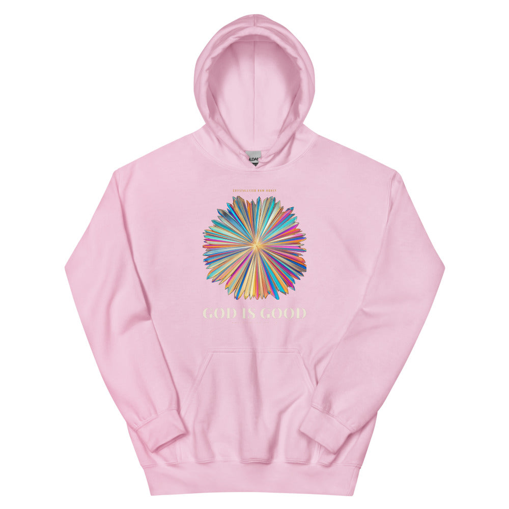Hoodie in Light Pink flat