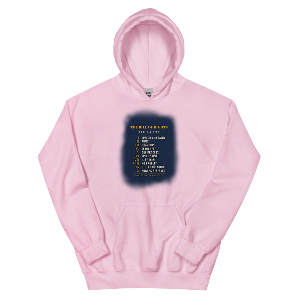 Hoodie in Light Pink flat
